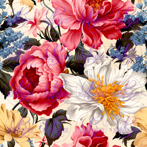 Digital - Floral Seamless 8676