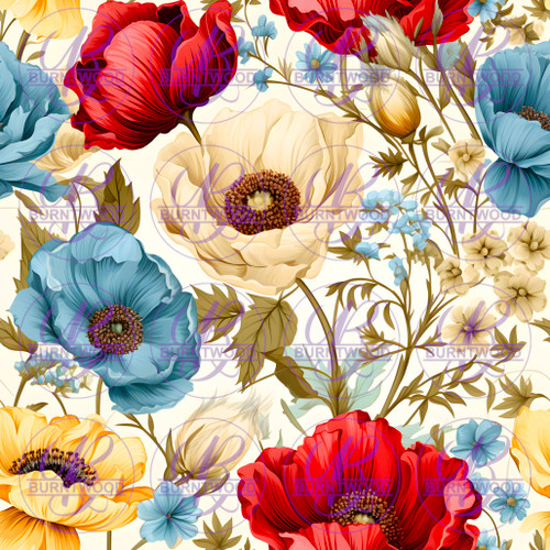 Digital - Floral Seamless 8678