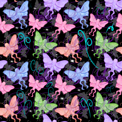 Digital - Moths Seamless 8825