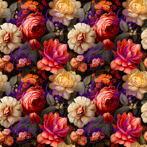 Digital - Floral Seamless 8895