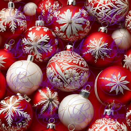 Digital - Christmas Ornaments Seamless 9727