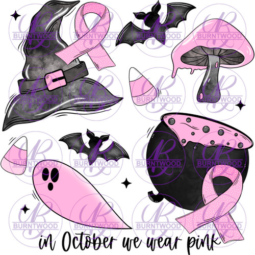 Pink Spooky Doodles 5885