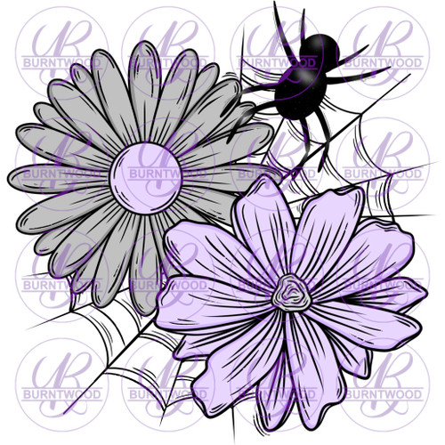 Purple Flower Spider 5371