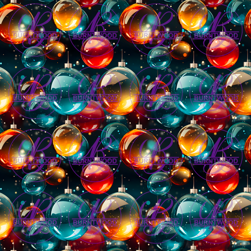 Christmas Balls Seamless 9721