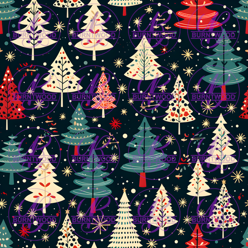 Christmas Tree Seamless 9819