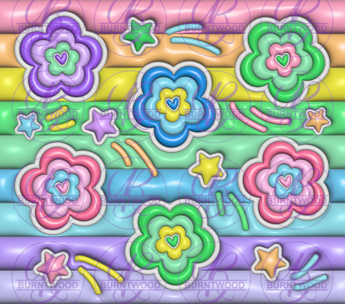 3D Flowers 9219