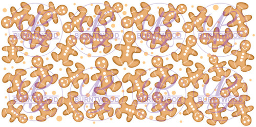 UV DTF 16oz Wrap - Gingerbread Man 9581