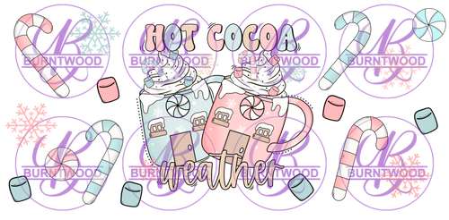 UV DTF 16oz Wrap - Hot Cocoa Weather 9346