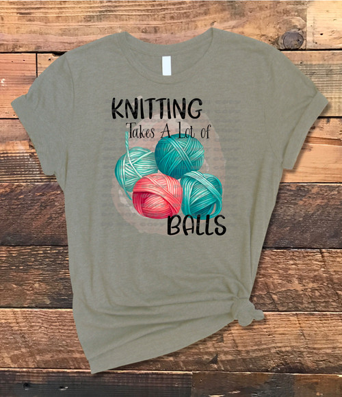 DTF - Knitting Takes A Lot Of Balls 0240