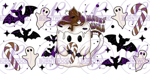 UV DTF 16oz Wrap - Haunt Cocoa 9881