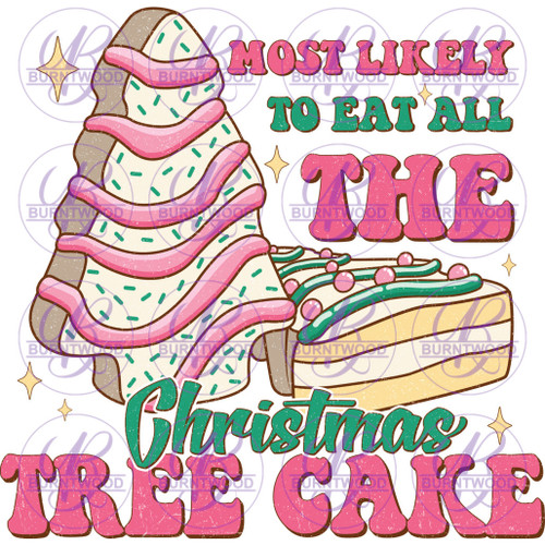 Eat All The Christmas Tree Cake 6056