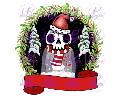 Christmas Skull 2153