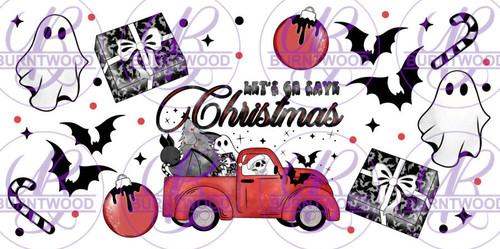 UV DTF 16oz Wrap - Let's Go Save Christmas 9893