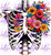 DTF- Floral Skeleton 0899