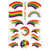 Rainbow Multi 025, 6" x 8.25"