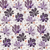 Retro Flowers Purple 10515