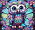 Stained Glass Owl 7521