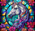 Stained Glass Unicorn 7646