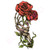 Roses in Skeleton Hand 178, 4.5" x 8.25"