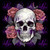 Floral Skull 7168