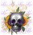 Floral Skull 0203