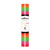 Teckwrap PU Rainbow Stripes HTV - Lime Red