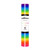 Teckwrap PU Rainbow Stripes HTV - Rainbow