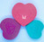 Heart Shaker Trays (Set of 3)