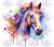 Watercolor Horse 7610