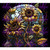Stained Glass Sunflowers 8593