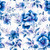 Digital - Blue Floral Seamless 8679