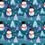 Digital - Snowman Seamless 9754