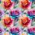 Digital - Drippy Roses Seamless 9780