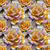 Digital - Shiny Yellow Roses Seamless 9798