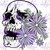 DTF - Floral Skull 0049