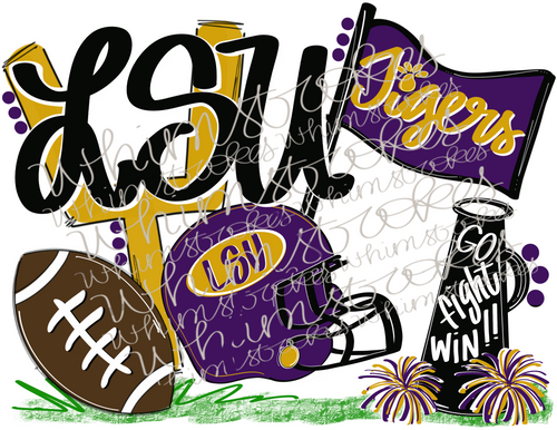 All things football LSU
LSU
Whimstrokes 
PNG
Digital download