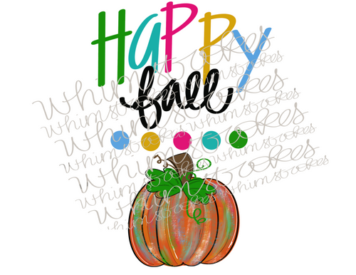 Happy fall
Fall
Pumpkin 
Whimstrokes 
PNG
Digital download