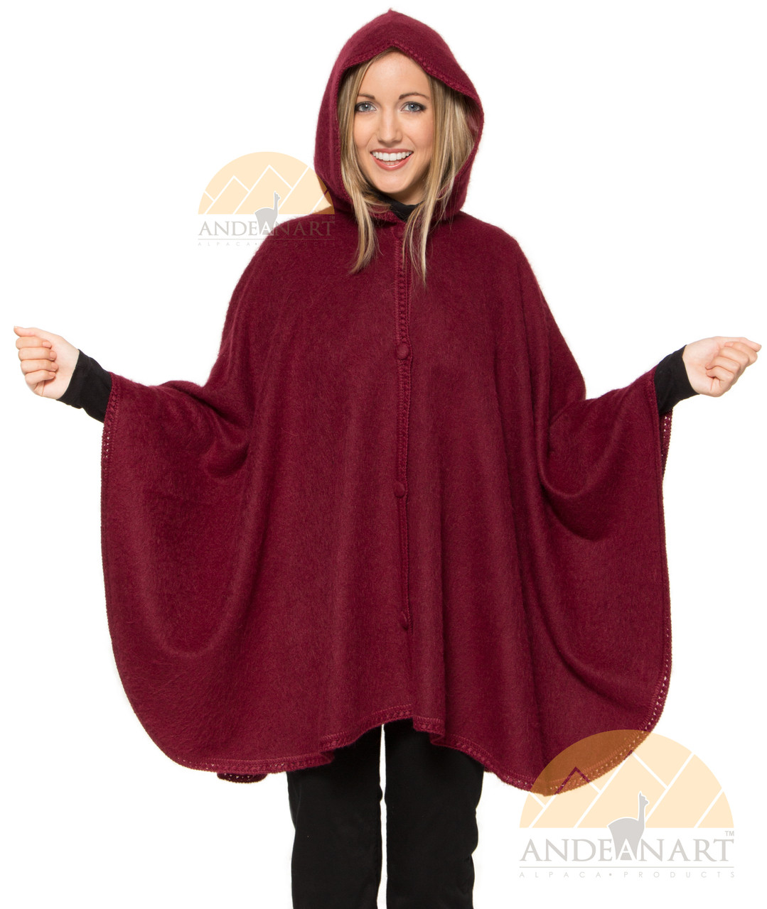 Short Hooded Cape 