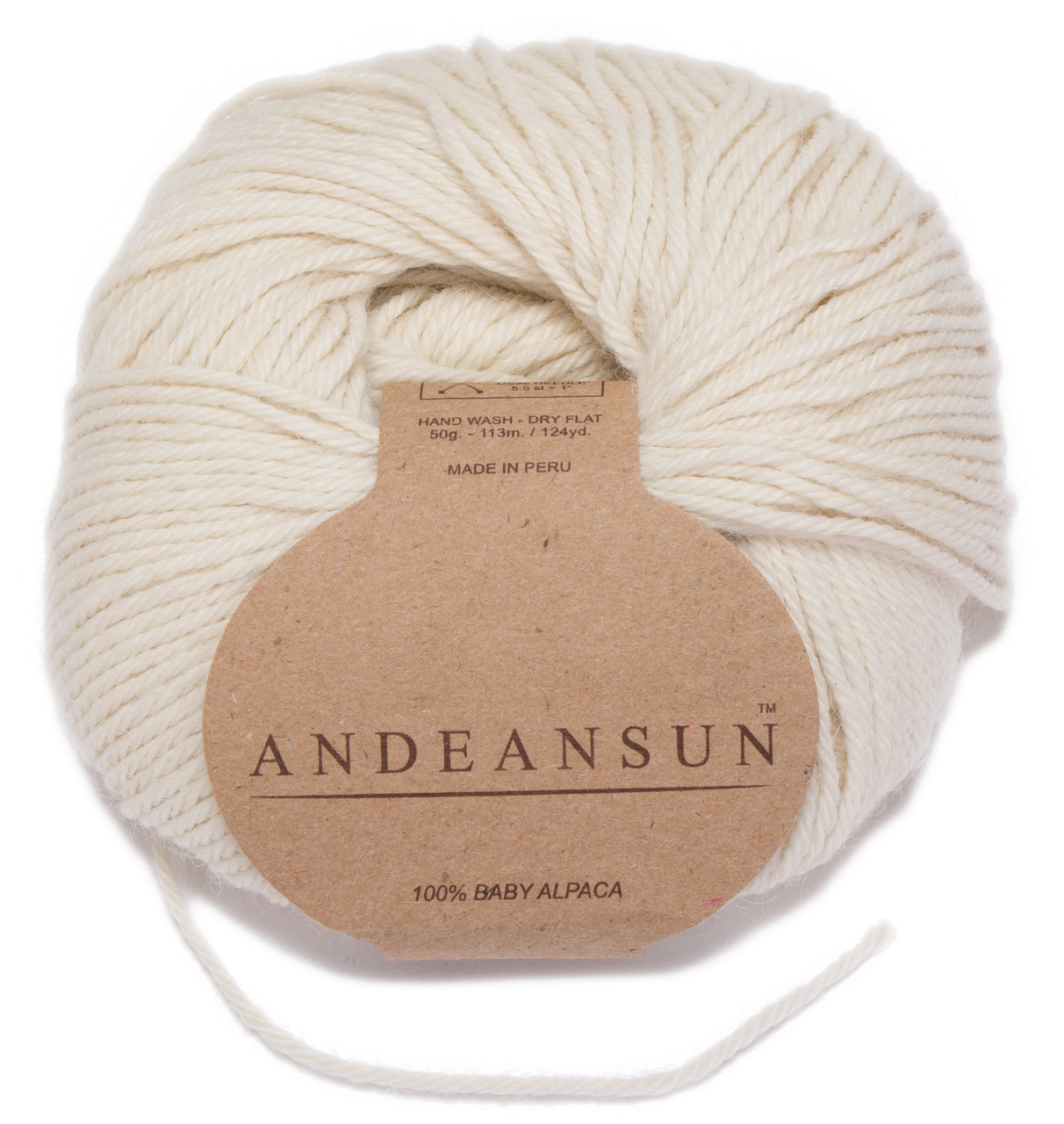 100% Baby Alpaca Yarn Luluy #3 DK - 109 Yards Total - ONE Skein - AndeanSun  Yarns