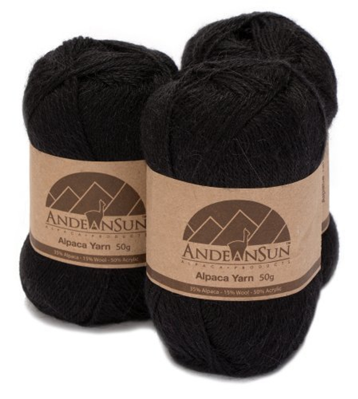 NEW-Alpaca Blend Yarn (Weight #5) BULKY - SET OF 3 Skeins 150 GRAMS TOTAL  by AndeanSun - Llacta