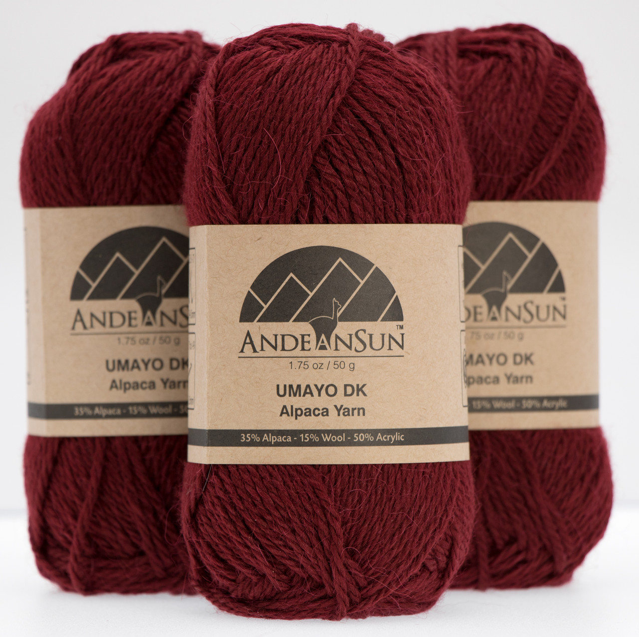 100% Baby Alpaca Yarn Luluy #3 DK - Light Worsted - 328 Yards Total (3  Pack) - AndeanSun Yarns