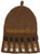 100% Alpaca BEANIE Hat "Blocks" (HandSpun - HandKnitted - UNDYED Natural Alpaca Colors) - Rustic Quality - 16751708