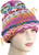 Double Knitted Beanie Alpaca Hat with Alpaca Motif - Bold Color - 16752217