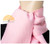 Narrow Alpaca Scarf with Alpaca Figure Label / Tag - Alpaca Carrasco - Baby Pink - 16773555