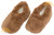 Alpaca Fur Collar Slipper Hand Sewn - Shoe Style - Beige - 72911703