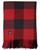 Buffalo Plaid Lap Throw Alpaca AND ACRYLIC Blend Blanket by Alpaca Carrasco - Red and Charcoal - 16893602