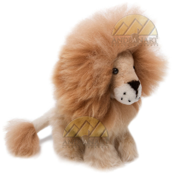 Alpaca Fur Lion 8" inches fur to fur (6 1/4" hide to hide) - Mixed Color - 15961613