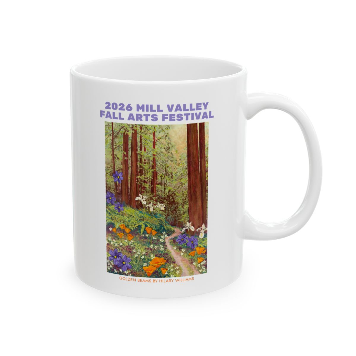 golden beams mug