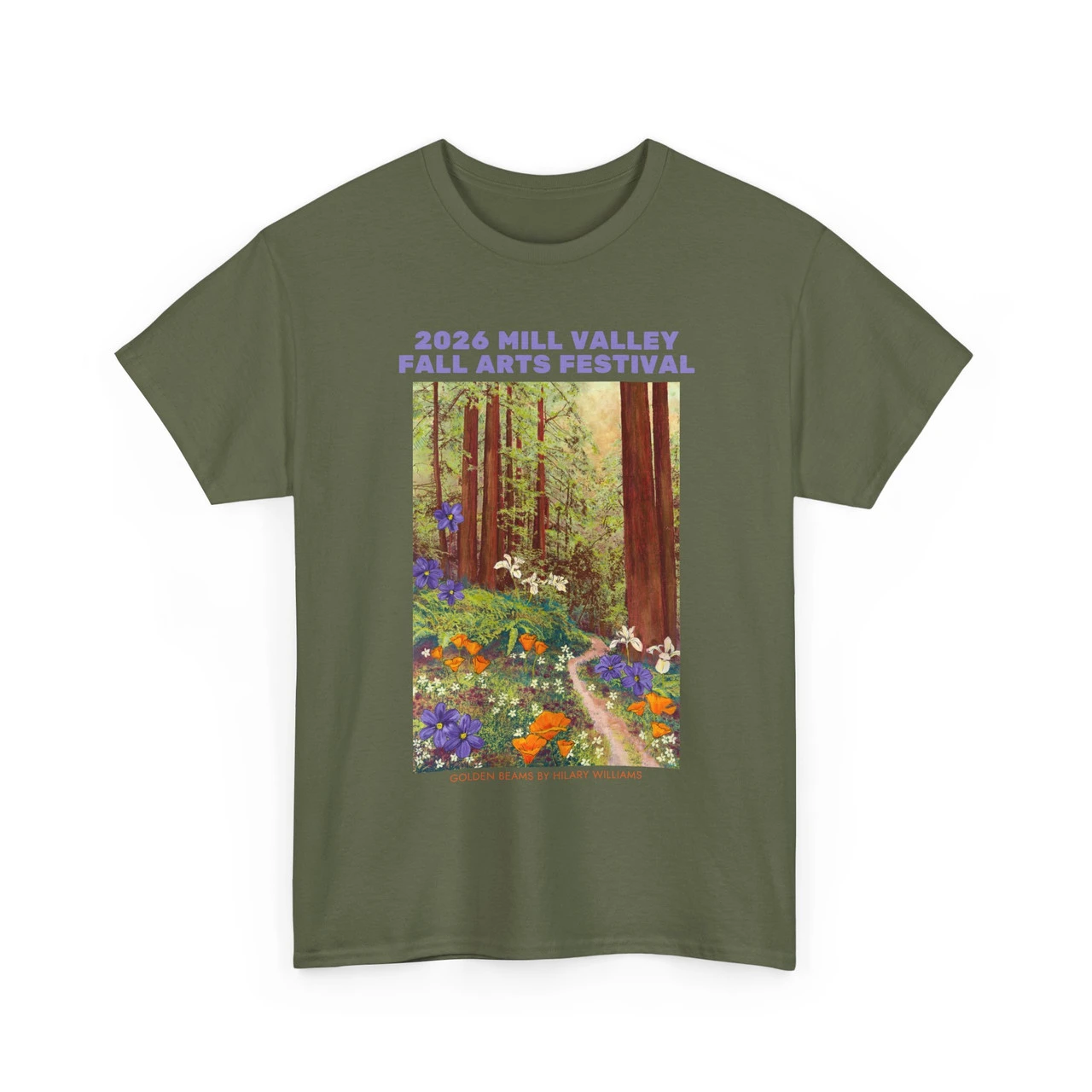 Golden Beams t-shirt
