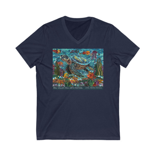 Nikitha Yelchuru Unisex V-Neck Tee shirt